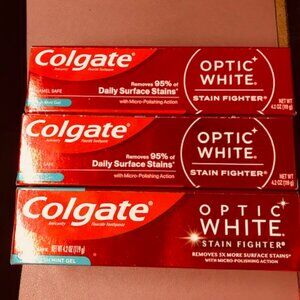 3 - Colgate Optic White Toothpaste Bundle